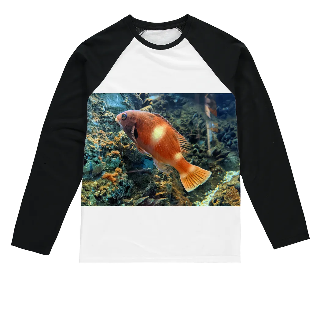 OrangeFishScene Sublimation Baseball Long Sleeve T-Shirt