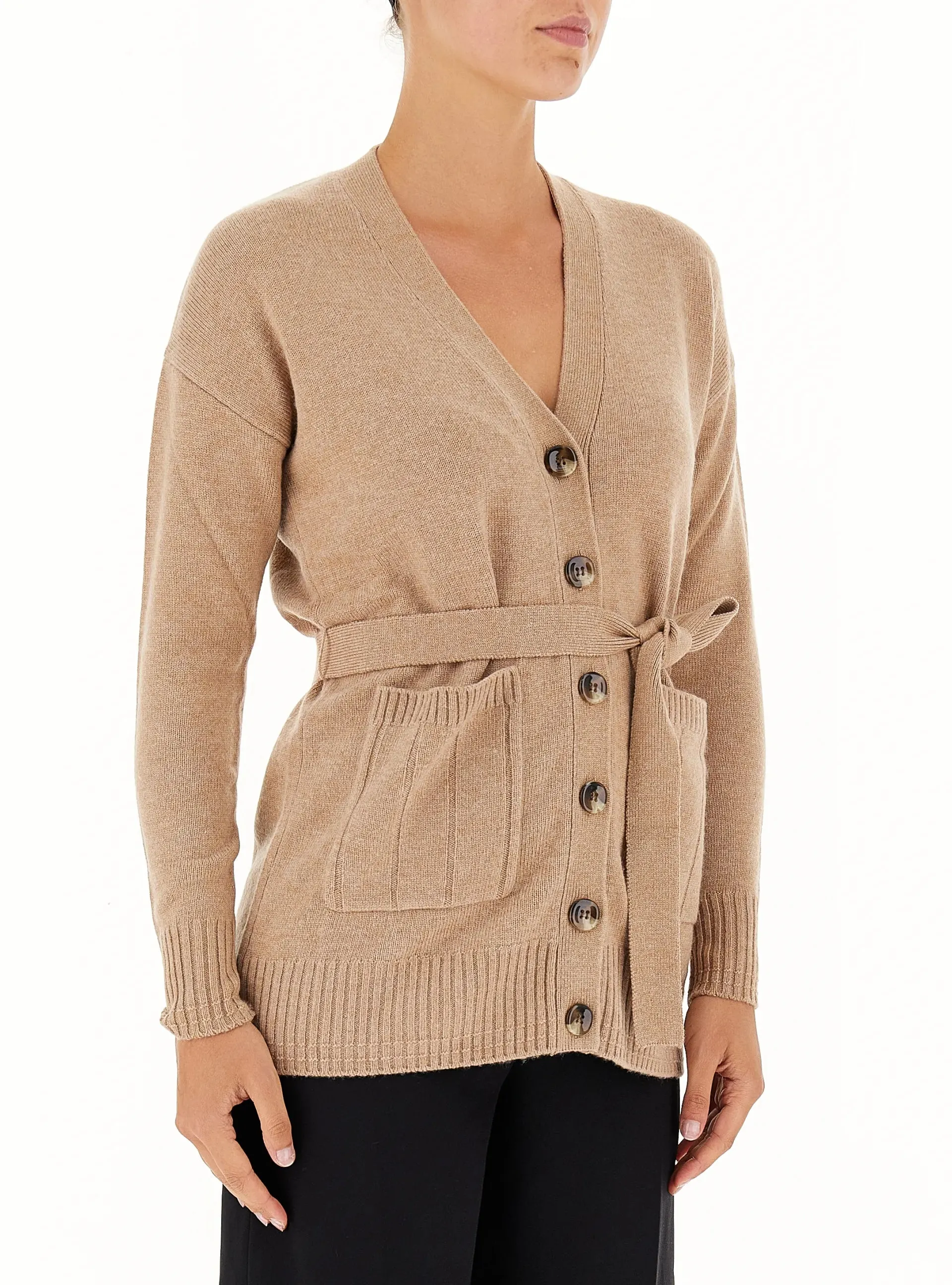 PennyBlack Prince Knitted Cardigan | Camel