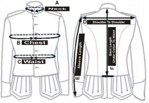 Regulation Doublet Along With Kilt And Vest