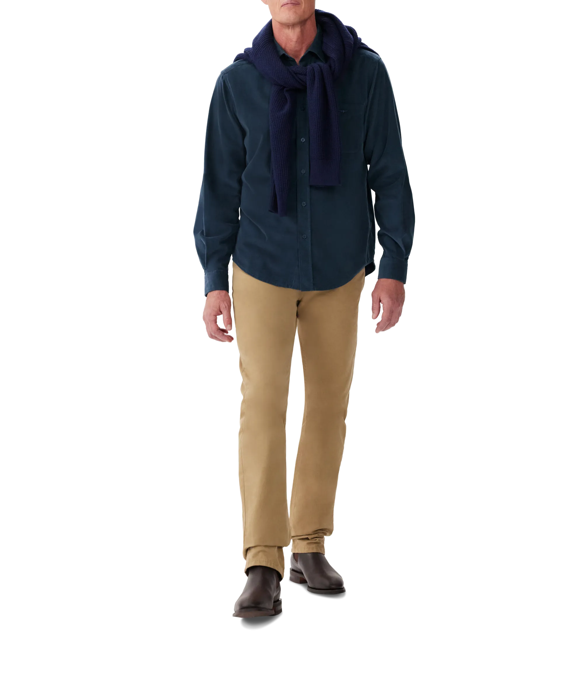 R.M.Williams - Classic Shirt - Corduroy - Navy Blue