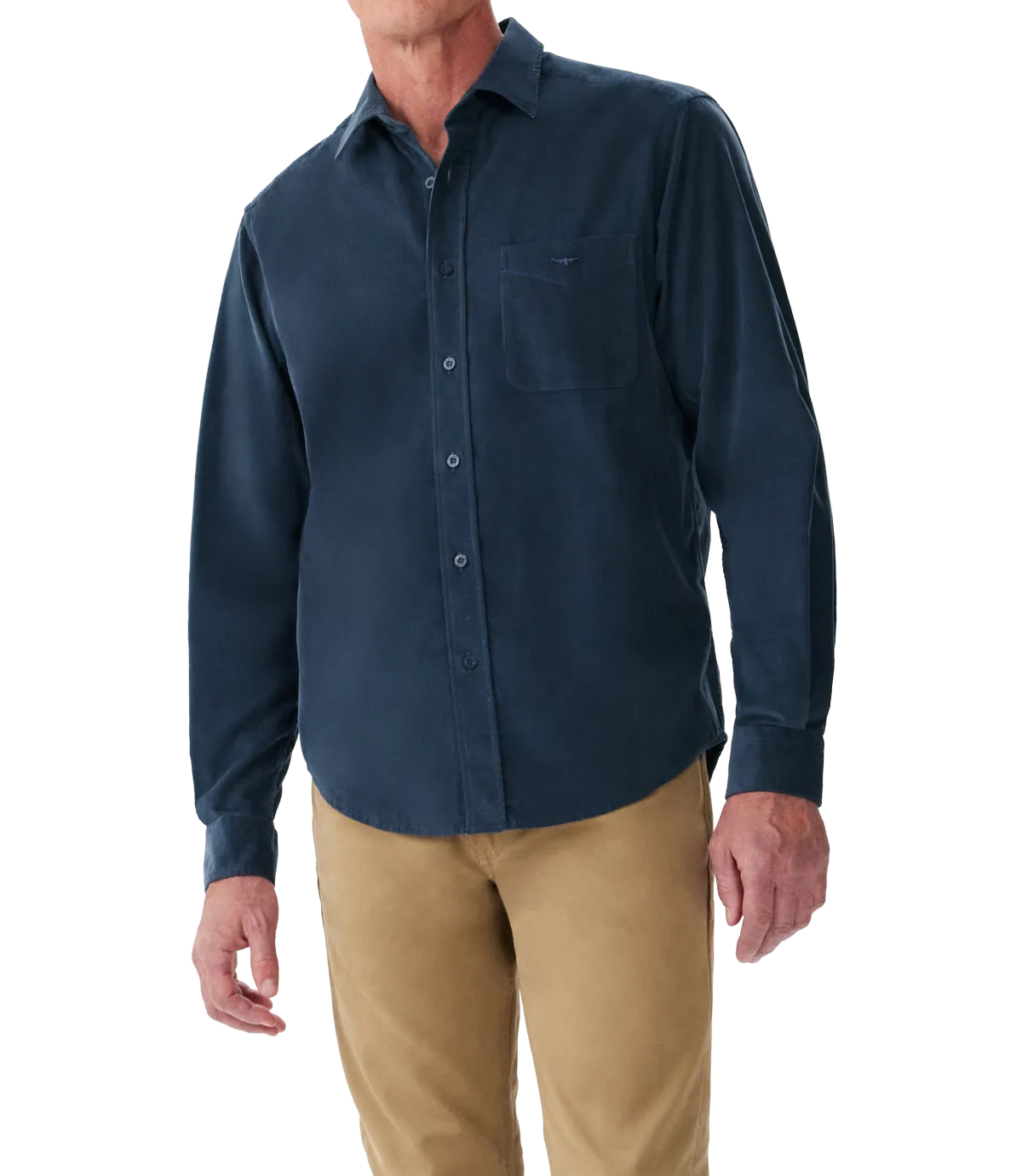 R.M.Williams - Classic Shirt - Corduroy - Navy Blue