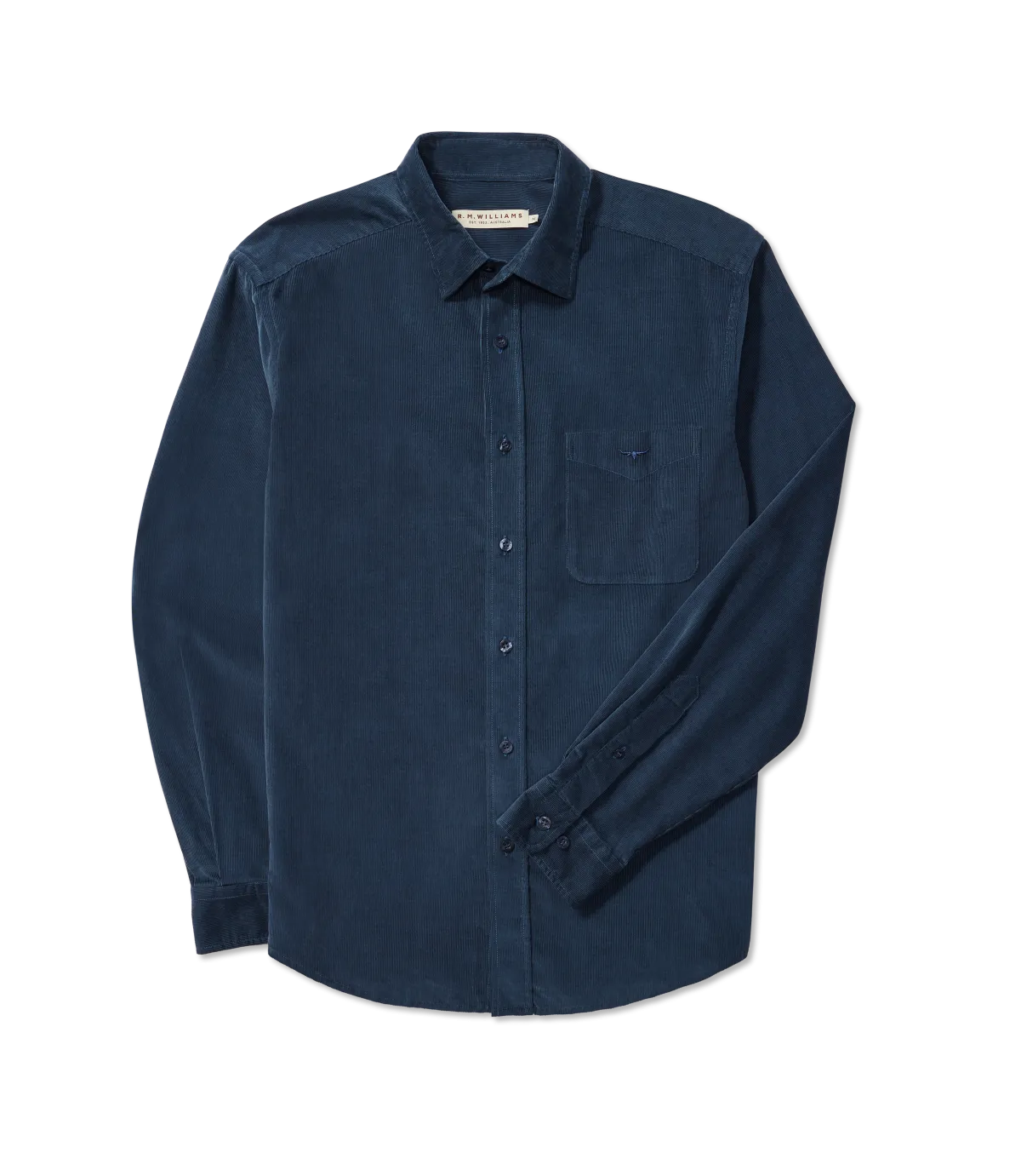R.M.Williams - Classic Shirt - Corduroy - Navy Blue