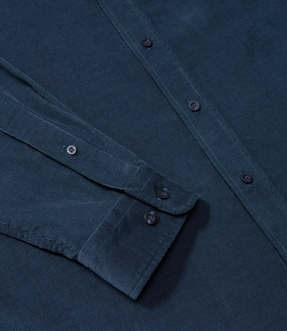 R.M.Williams - Classic Shirt - Corduroy - Navy Blue