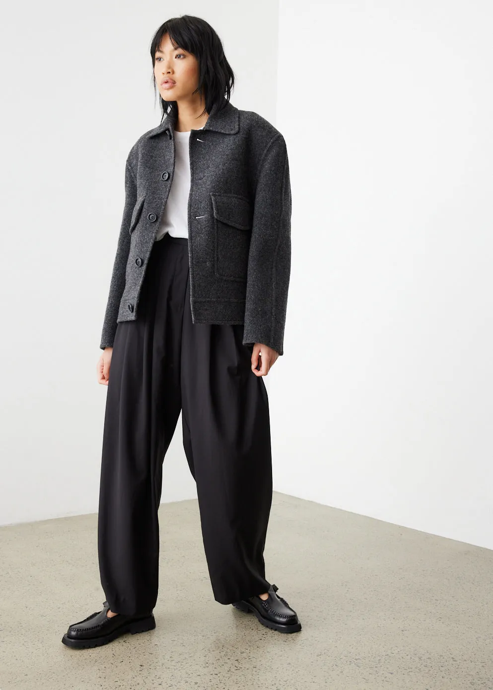Short Double Face Coat