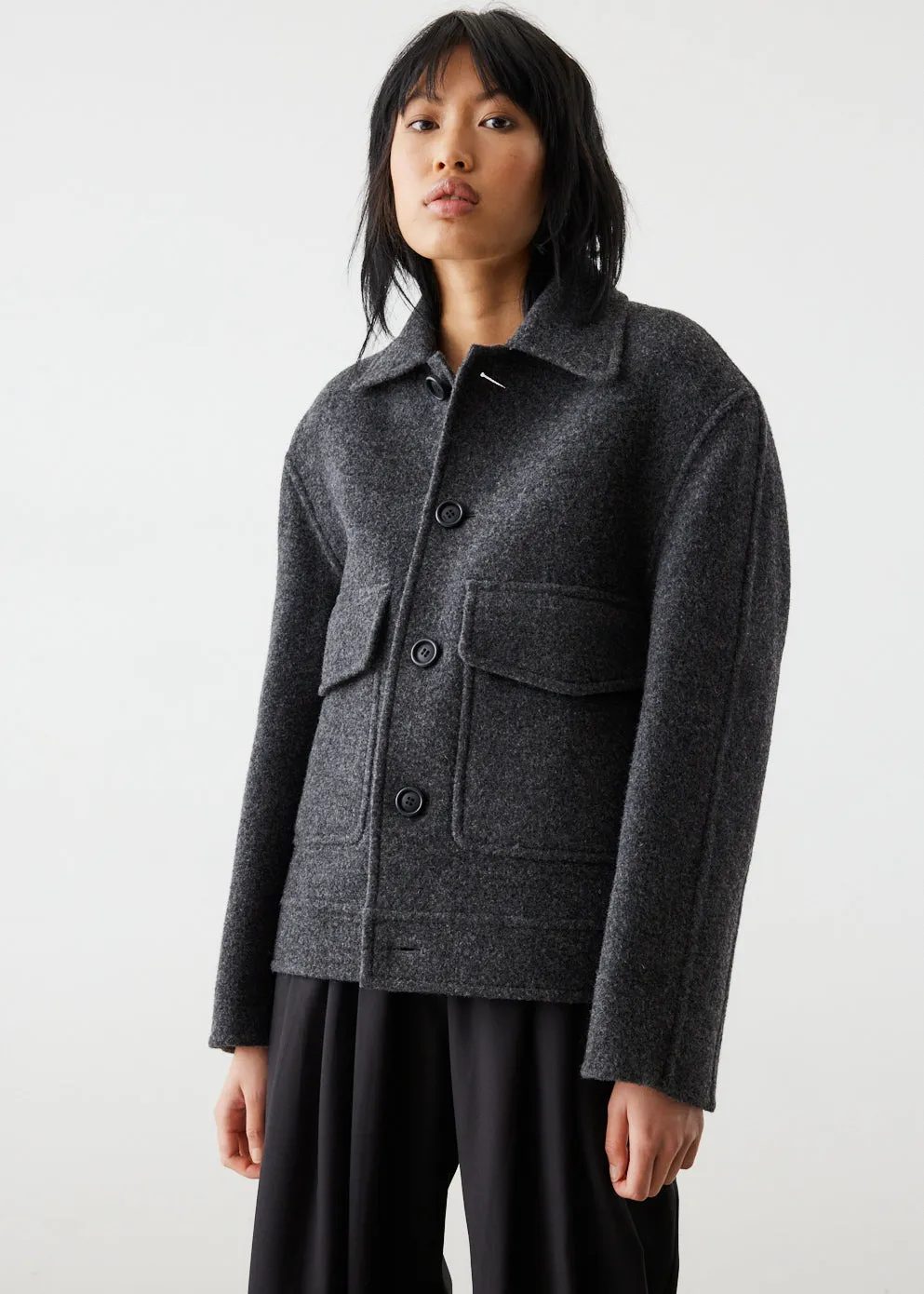 Short Double Face Coat