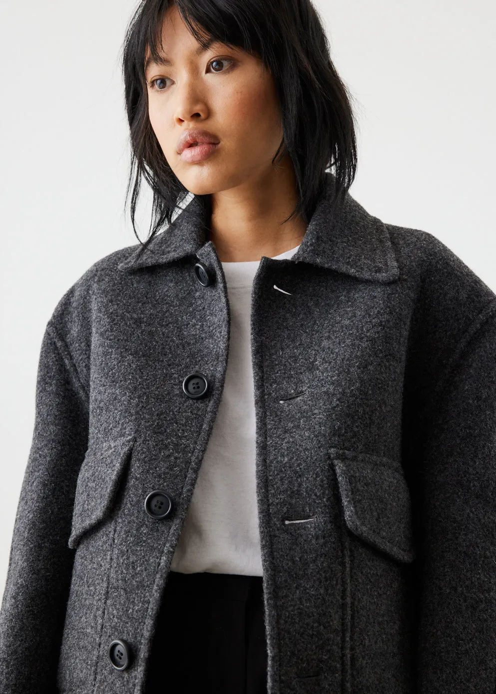 Short Double Face Coat