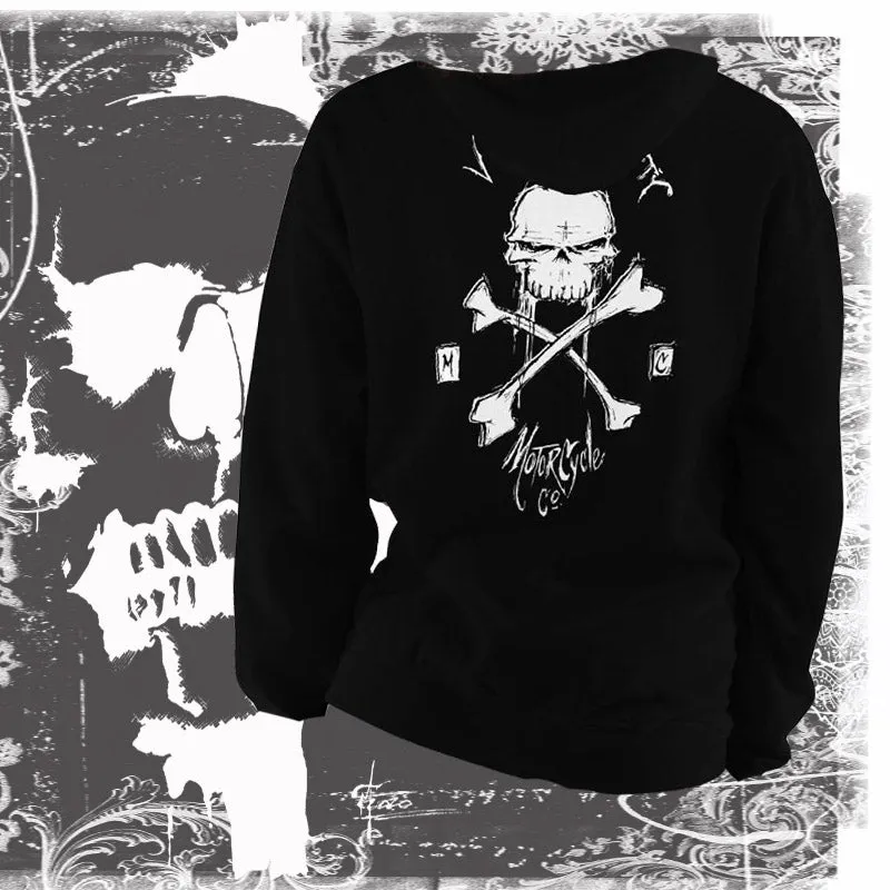 Skull & Cross Bone - Pull Over Hoodie