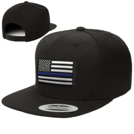 Snapback · Thin Blue Line American Flag