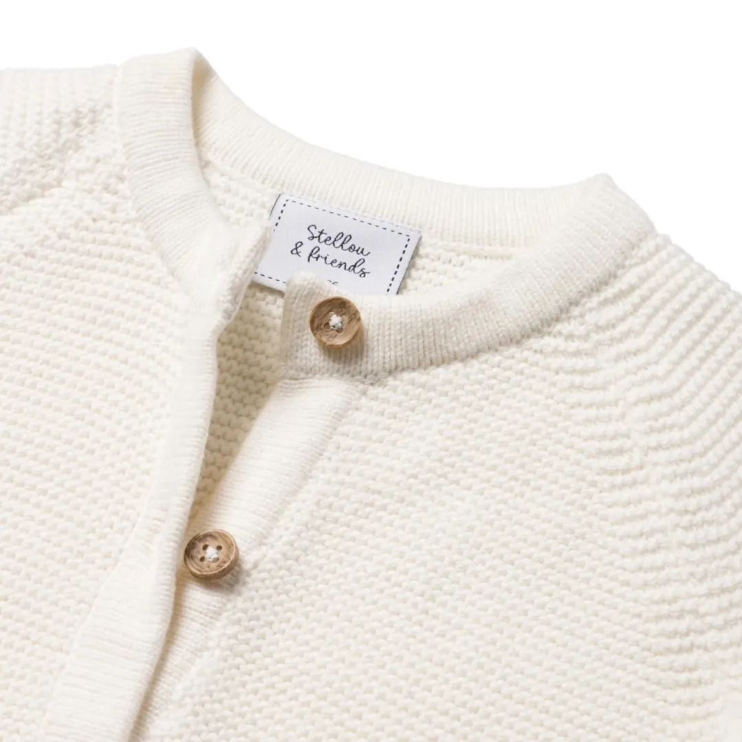 Stellou & Friends 100% Cotton Baby, Toddler and Kids Cardigan Sweater