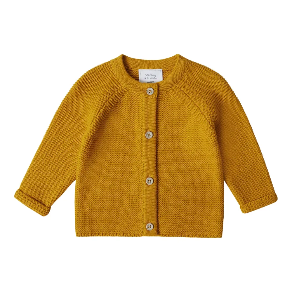 Stellou & Friends 100% Cotton Baby, Toddler and Kids Cardigan Sweater