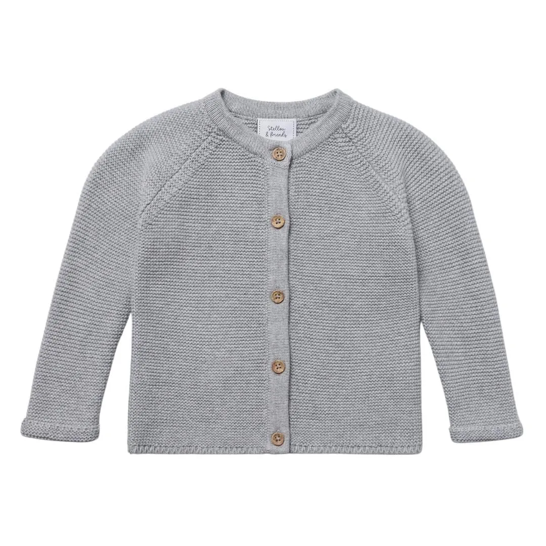 Stellou & Friends 100% Cotton Baby, Toddler and Kids Cardigan Sweater