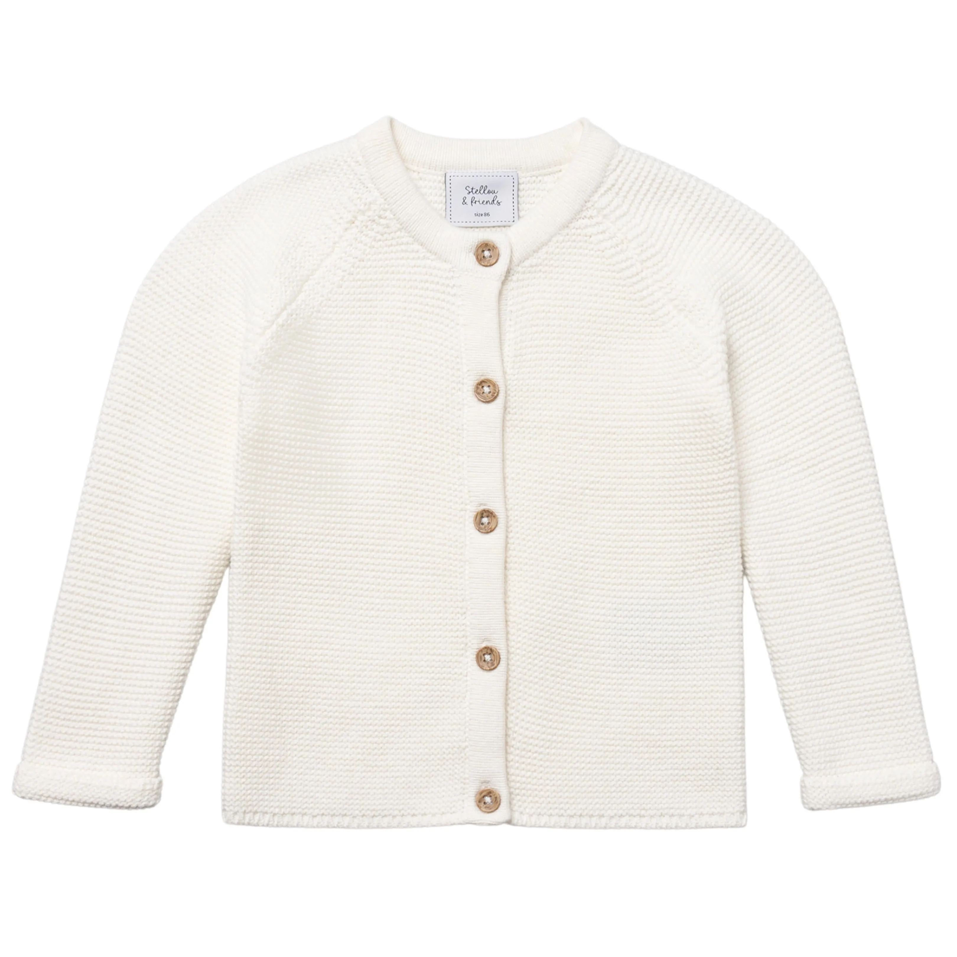 Stellou & Friends 100% Cotton Baby, Toddler and Kids Cardigan Sweater
