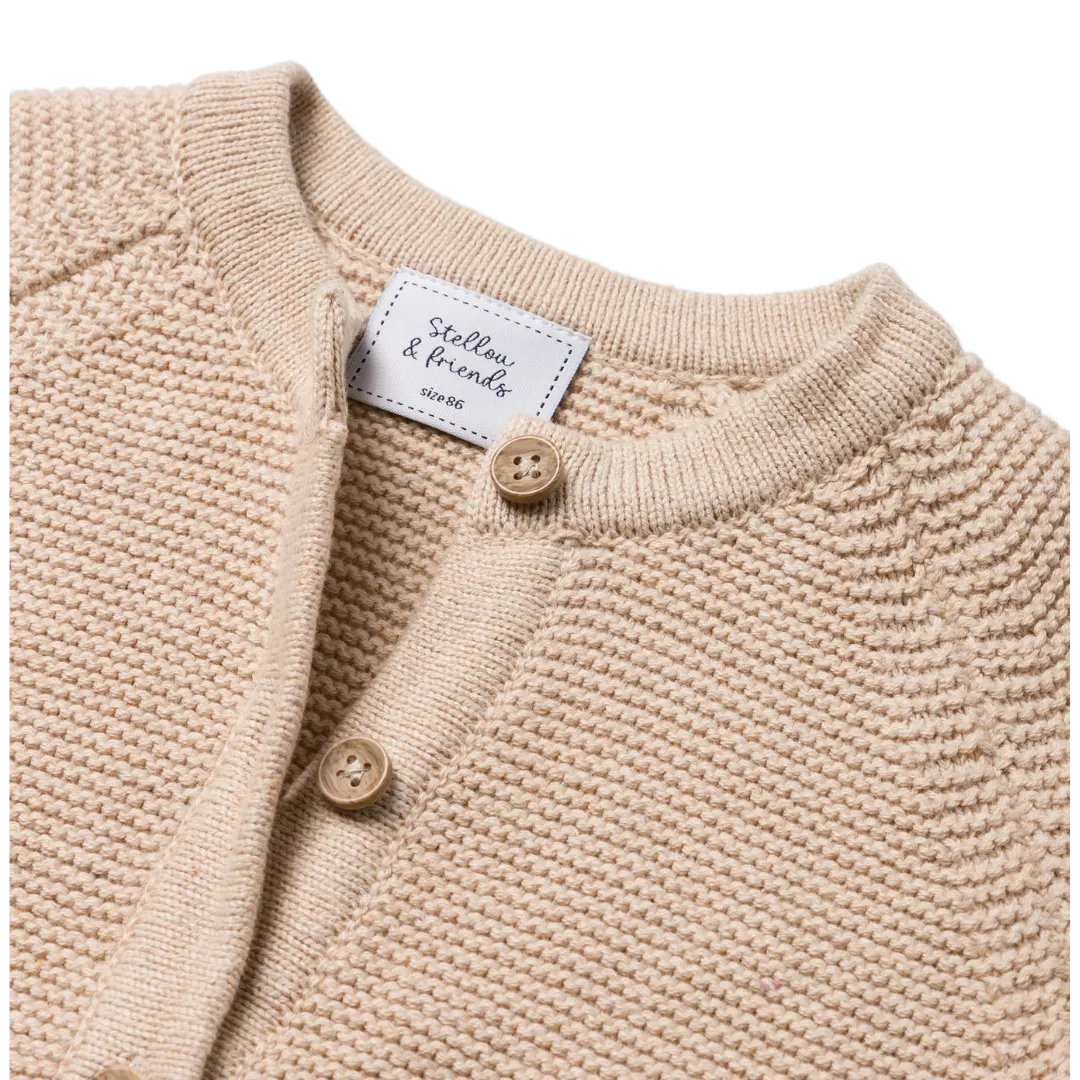 Stellou & Friends 100% Cotton Baby, Toddler and Kids Cardigan Sweater