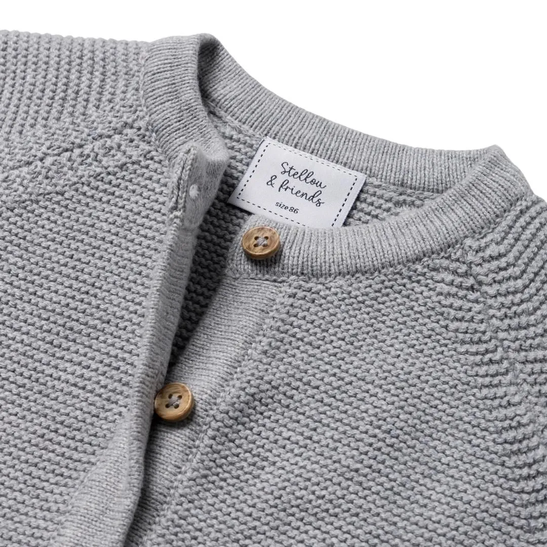 Stellou & Friends 100% Cotton Baby, Toddler and Kids Cardigan Sweater