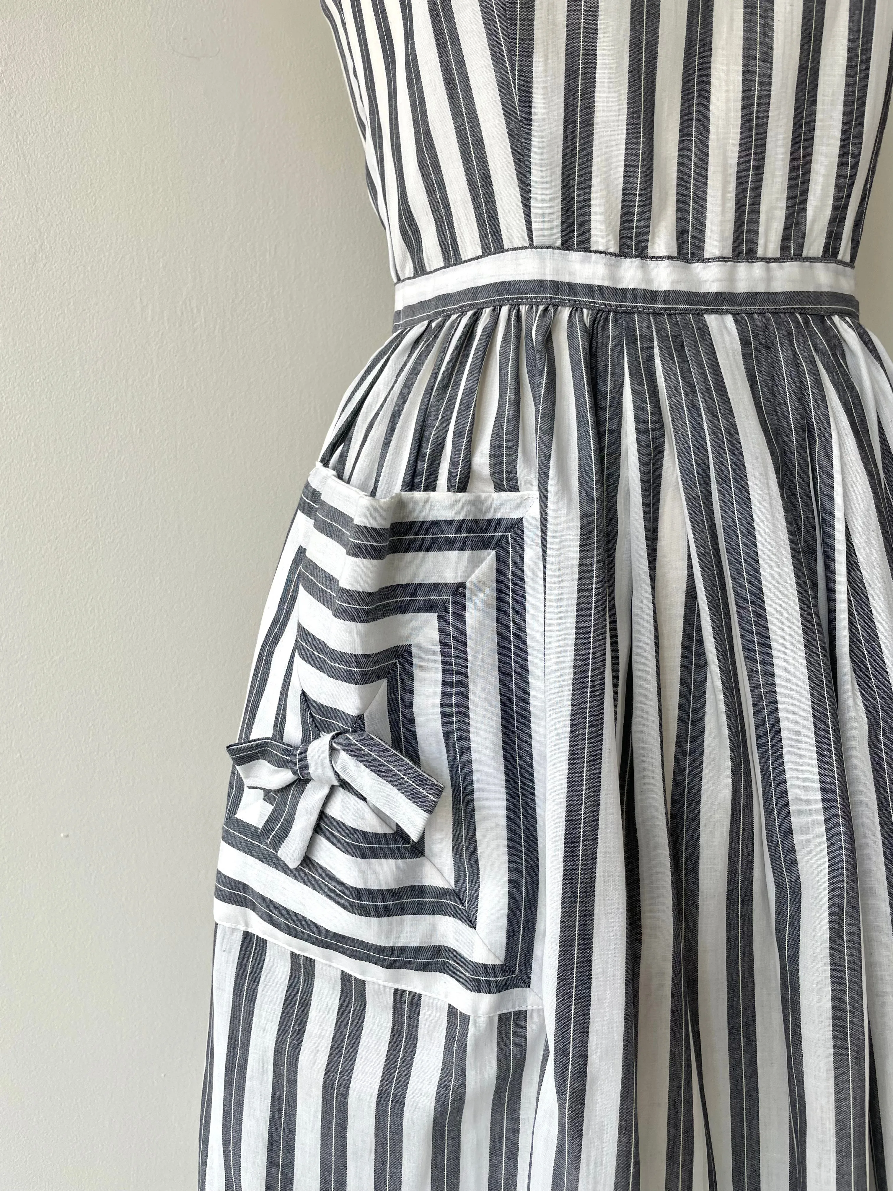 Stripe Study Dress | 1950s