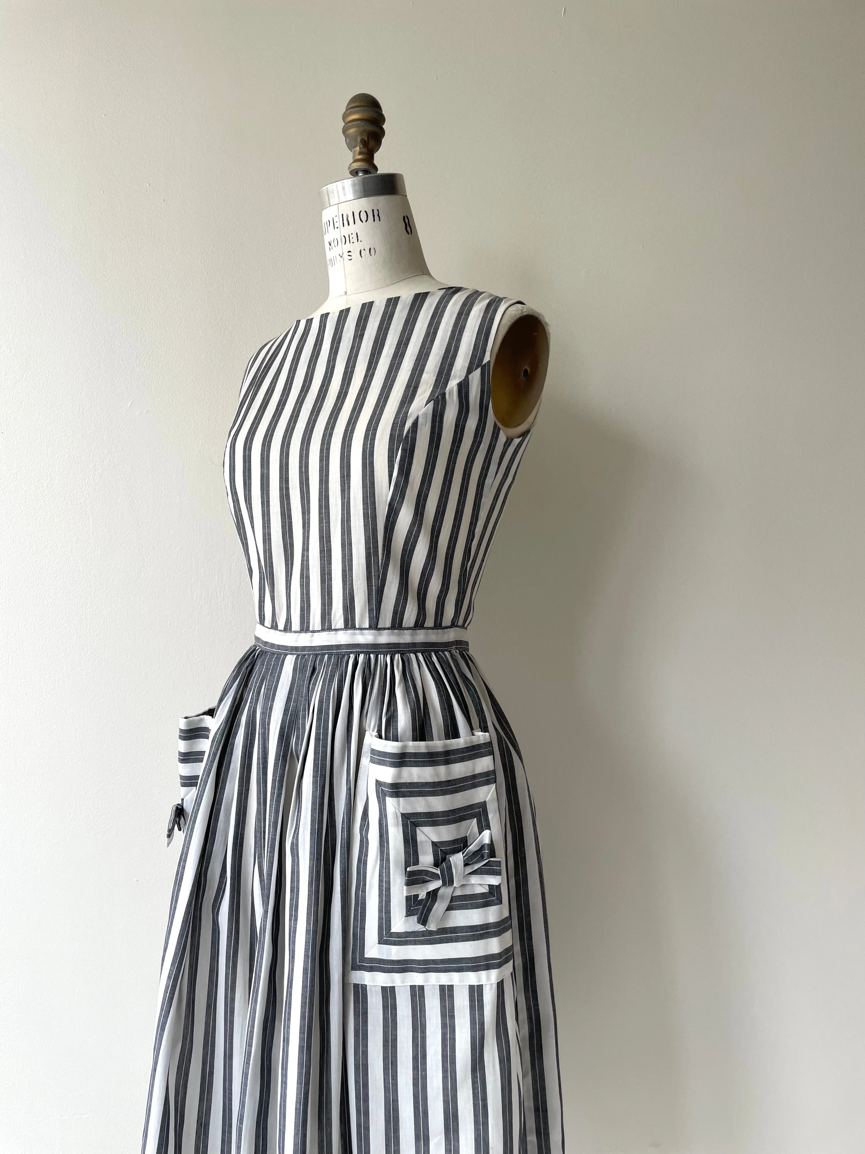 Stripe Study Dress | 1950s