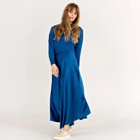 Summer Crop Sweater  IN: Deep Blue