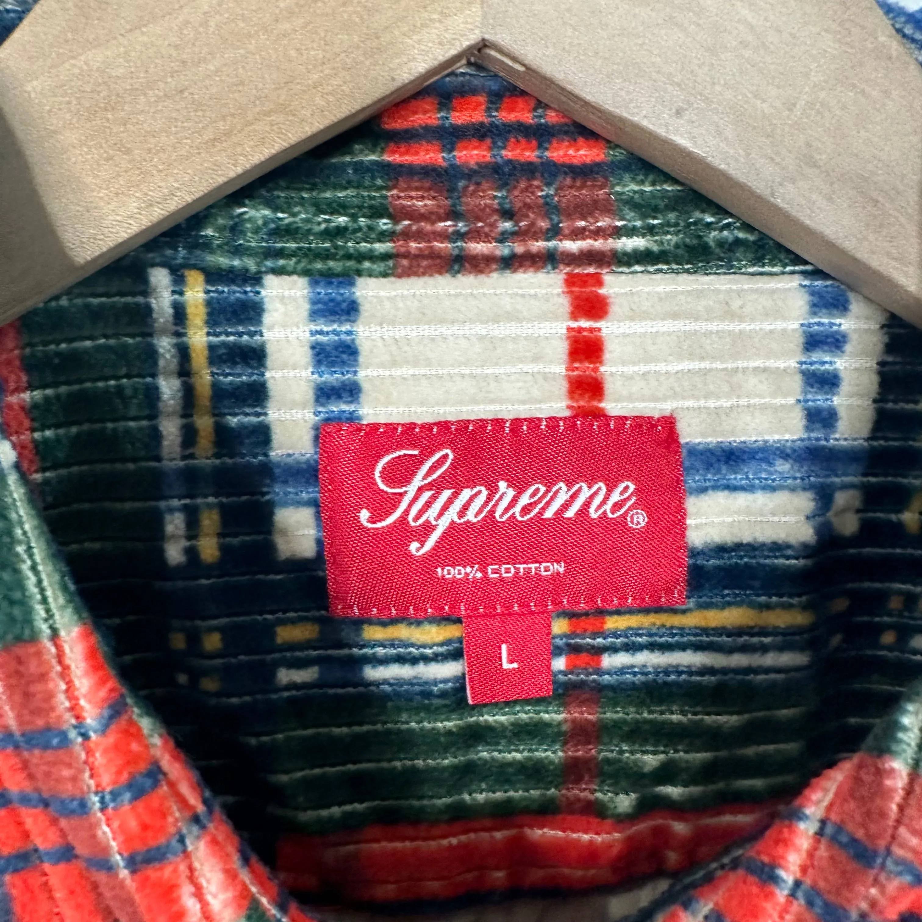 Supreme Corduroy Plaid Shirt