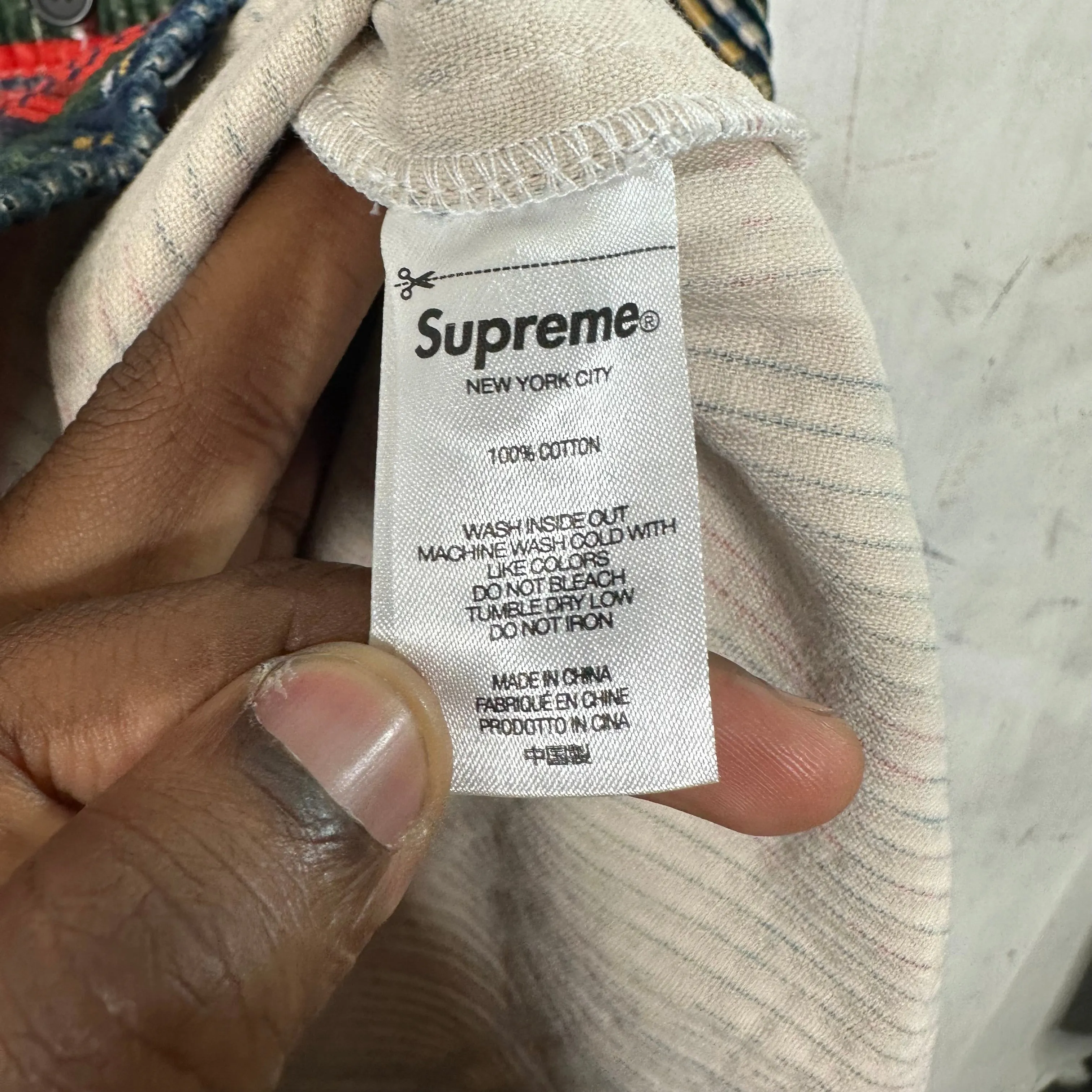 Supreme Corduroy Plaid Shirt