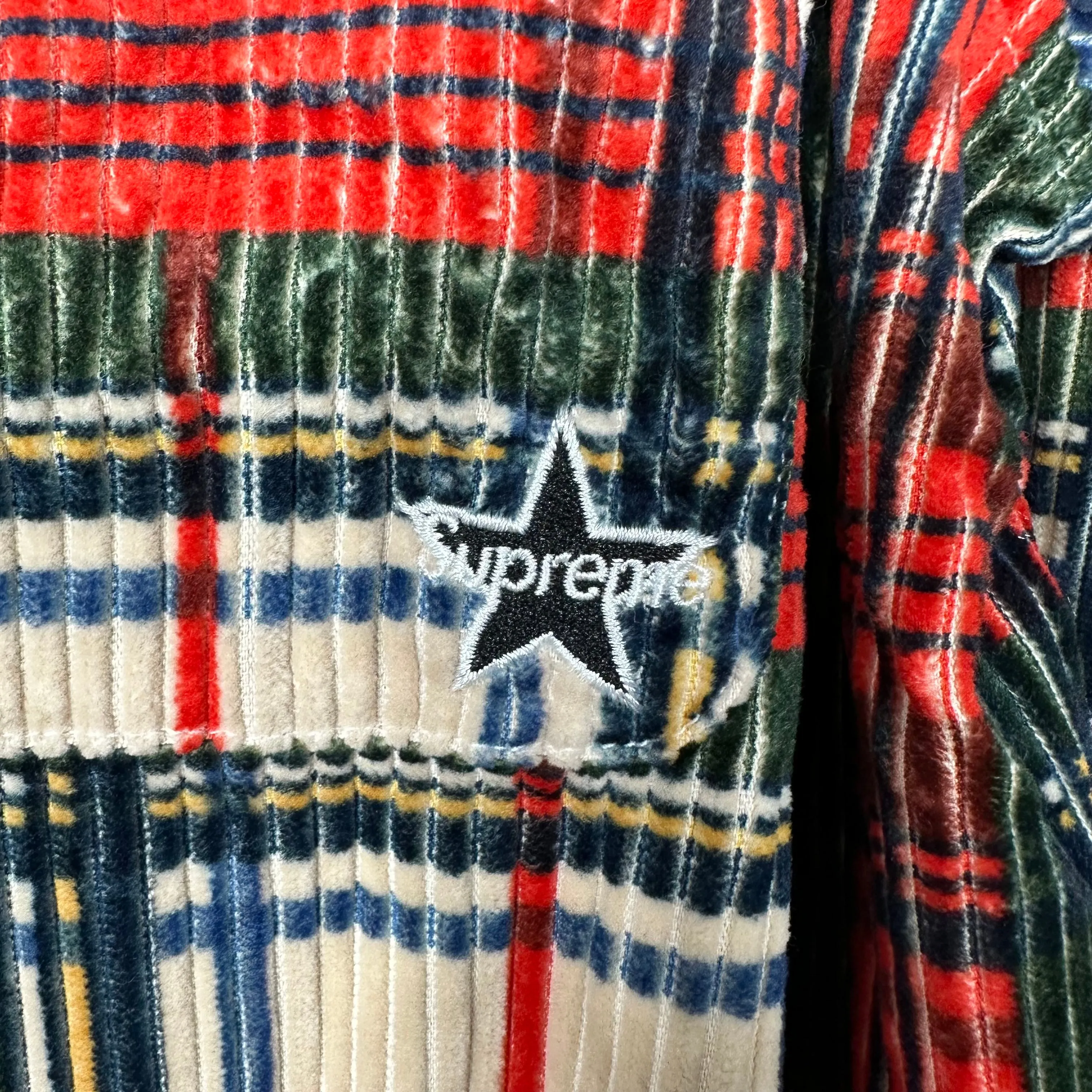 Supreme Corduroy Plaid Shirt