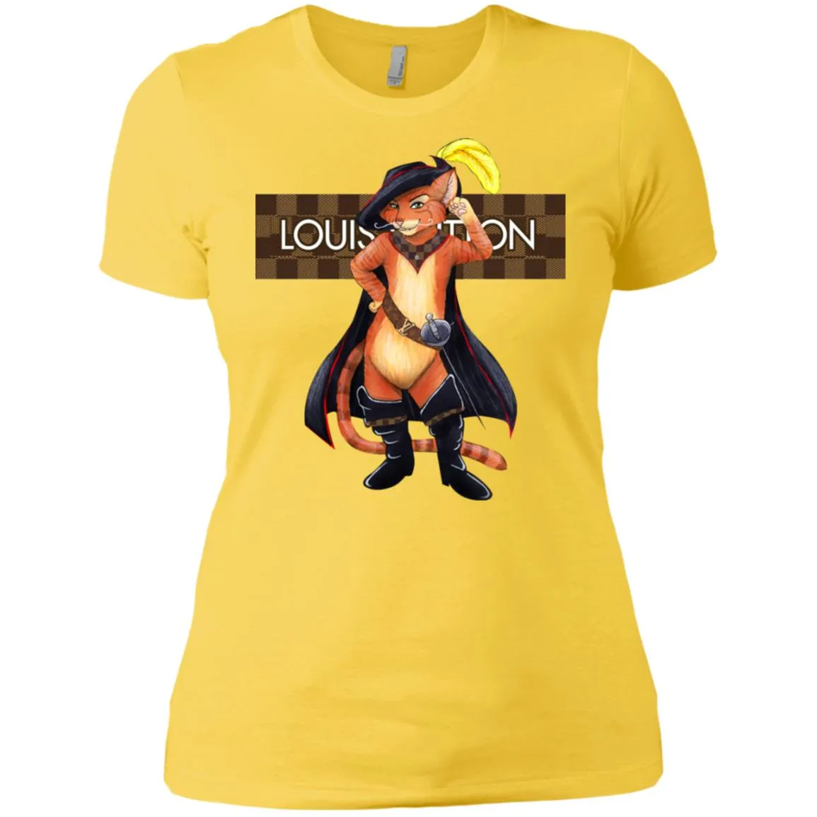 Supreme Puss In Boots T-shirt Women Cotton T-Shirt