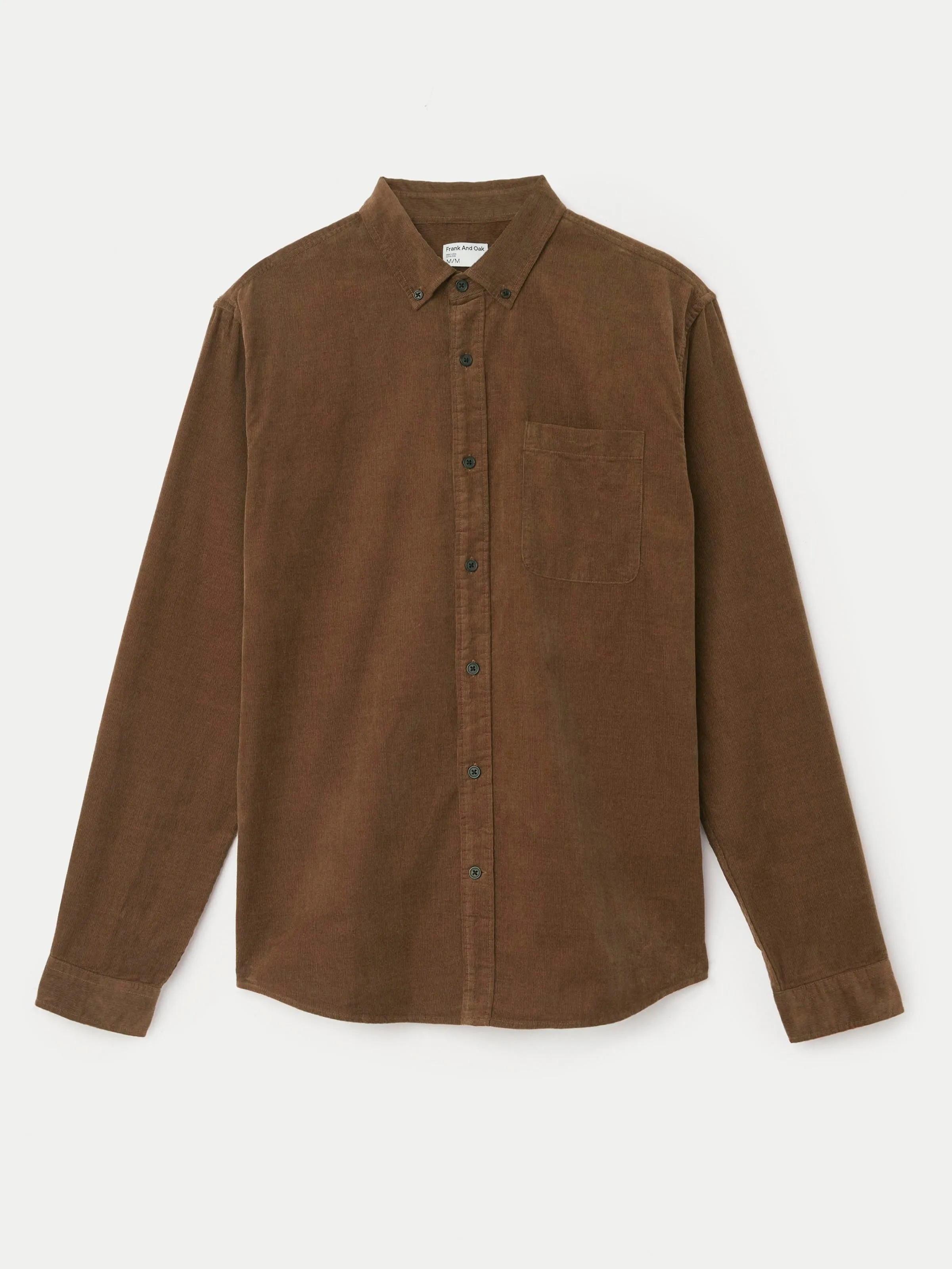 The Fine Corduroy Shirt in Medium Brown