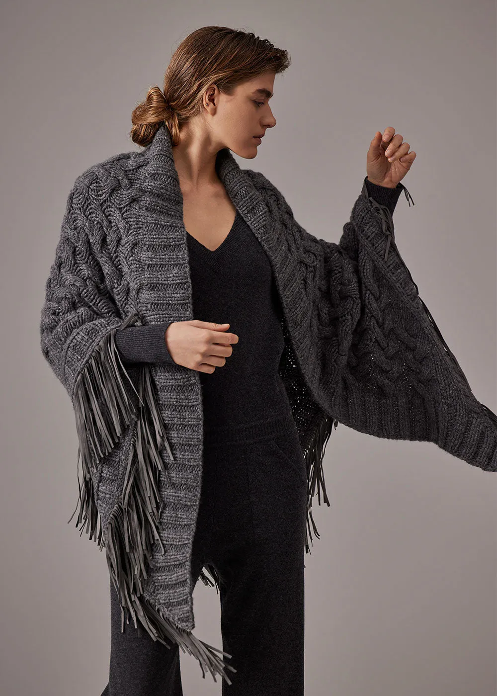 The Stola Camoscio | grey/grey