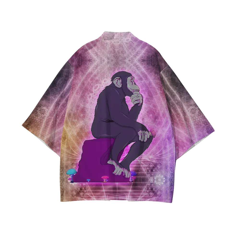 Thinking Ape All Over Print Short Coat