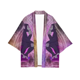 Thinking Ape All Over Print Short Coat