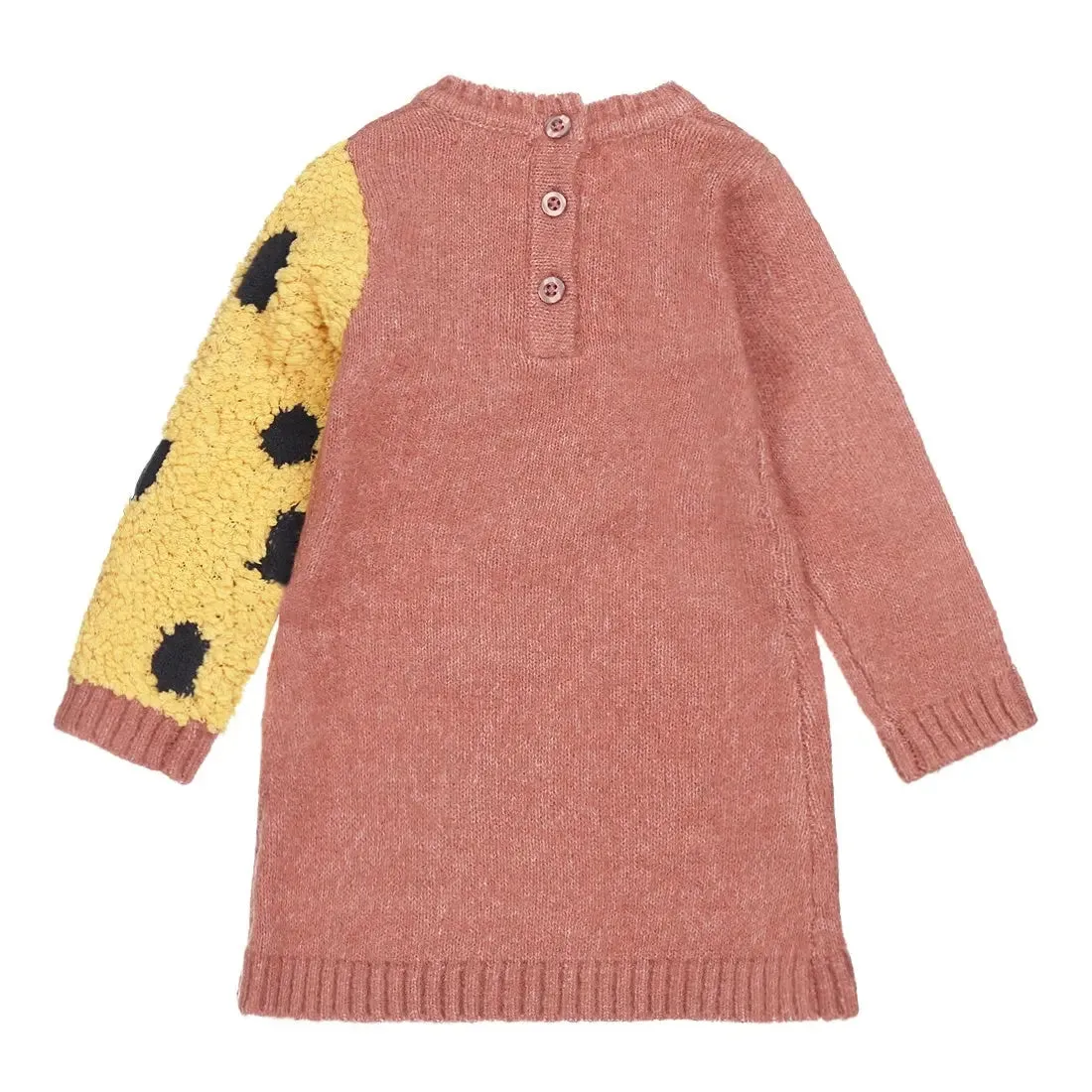 Toddler & Baby Girls Dress Old Pink Giraffe | Dirkje