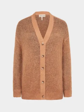 Venyx Oversized Cardigan in Camel