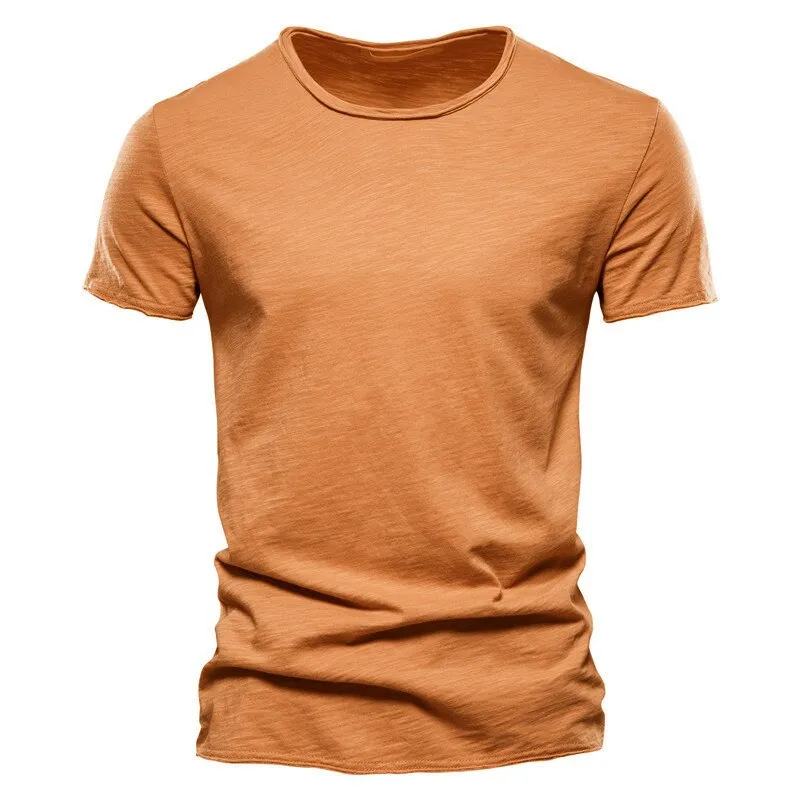 West Louis™ Brand Quality 100% Cotton V-Neck T-shirt