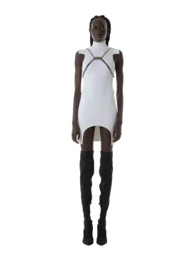 White Knitted Dress