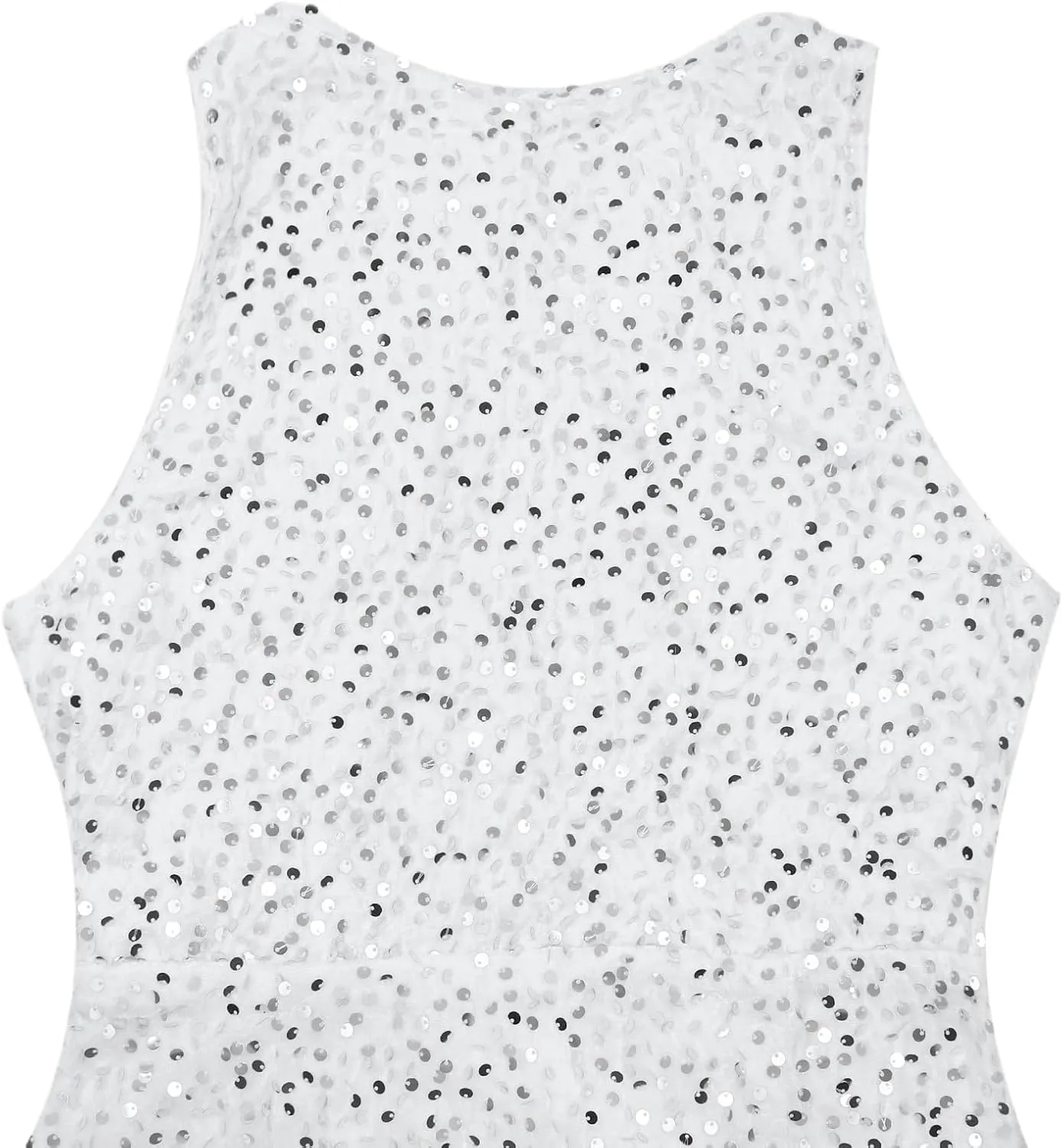 Women's Sexy Backless Sparkly Sequin Mini Dress Split Hem Glitter Velvet Tank Dress Prom Party Cocktail Dress