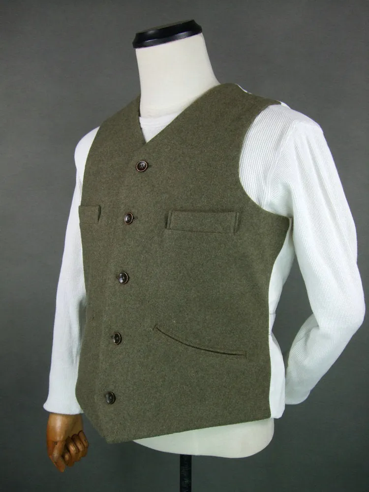 WW1 Italy Italian Light Grey Green Wool Model 1909 Grenadier's Waistcoat
