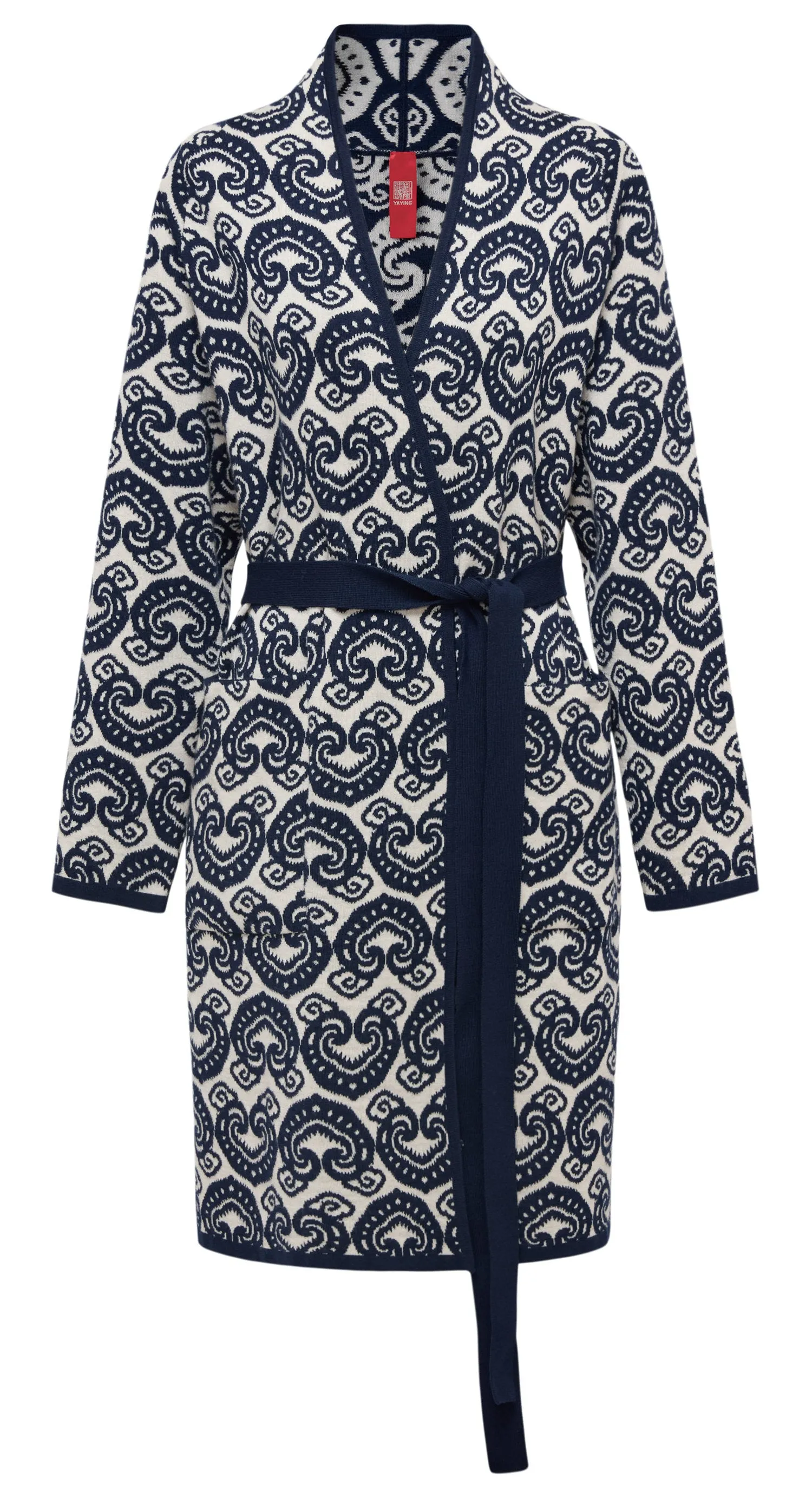 YAYING Cross-Front Knitted Cardigan