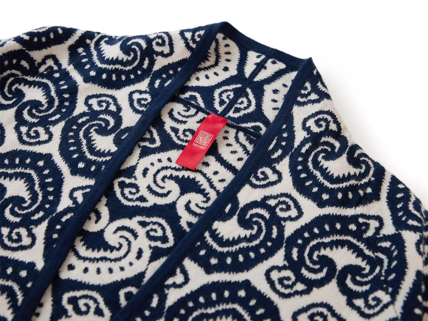YAYING Cross-Front Knitted Cardigan