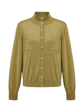 YAYING Wool Cashmere Knitted Cardigan