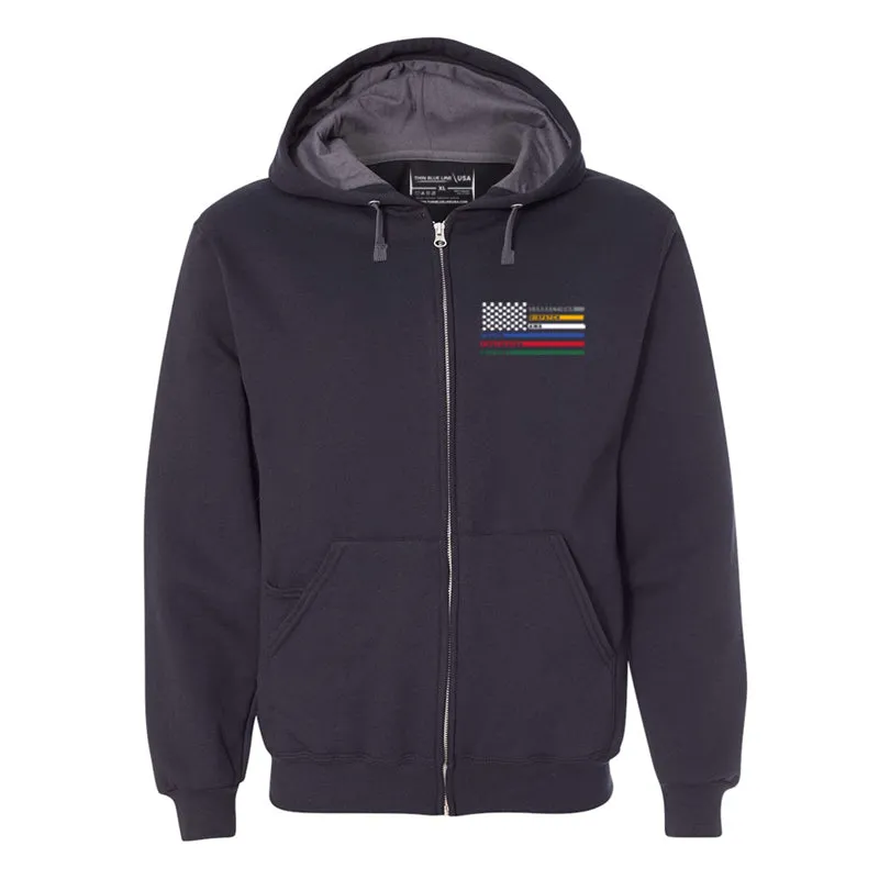 Zip-Up Hoodie - First Responders